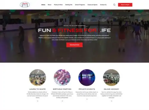 Skate City Pueblo website by WP Developers